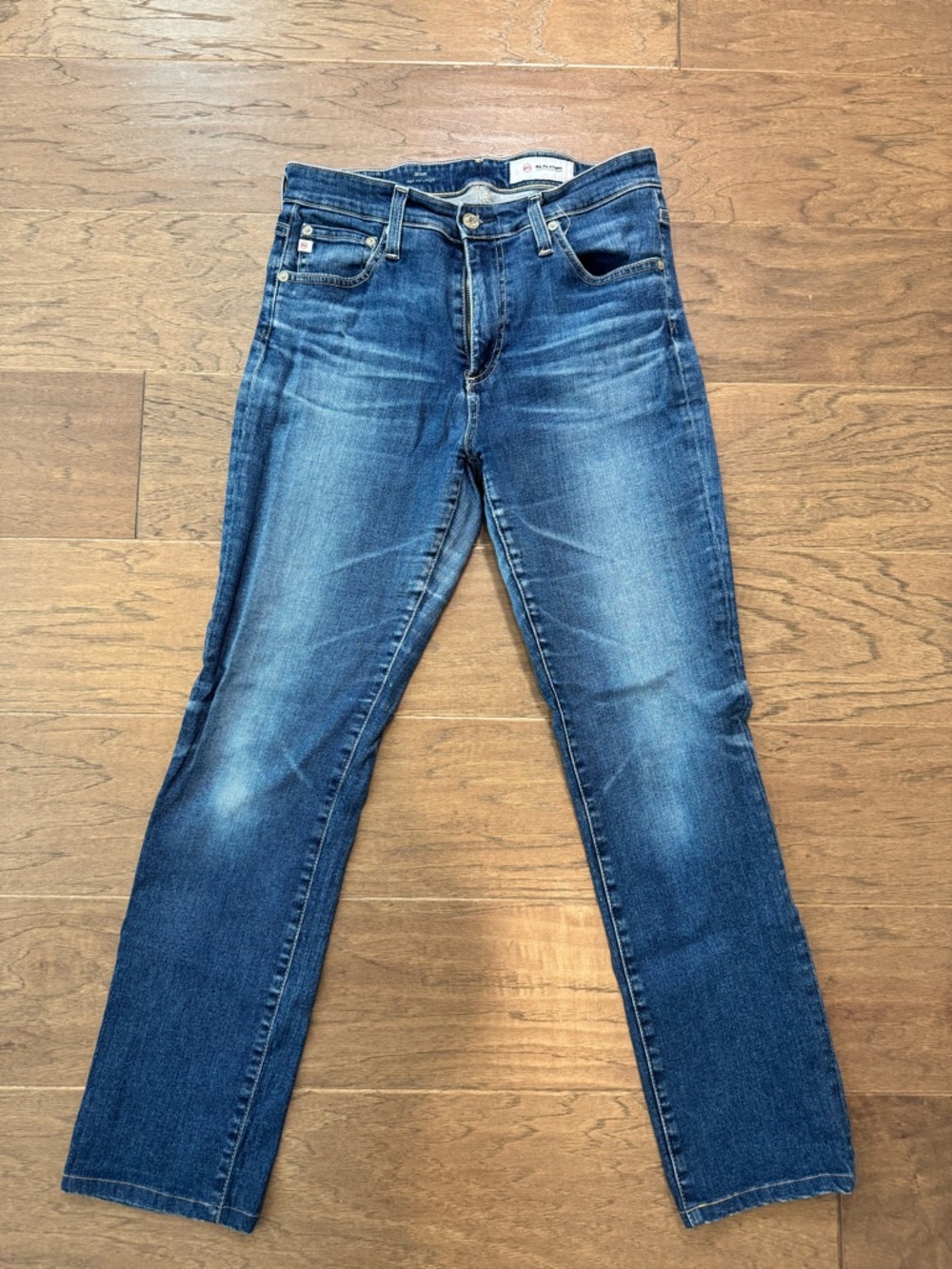 AG Adriano Goldschmied Mari High-Rise Straight Leg Jeans 29R